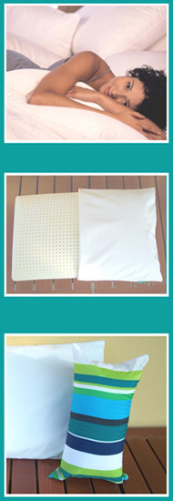 guanciali in lattice